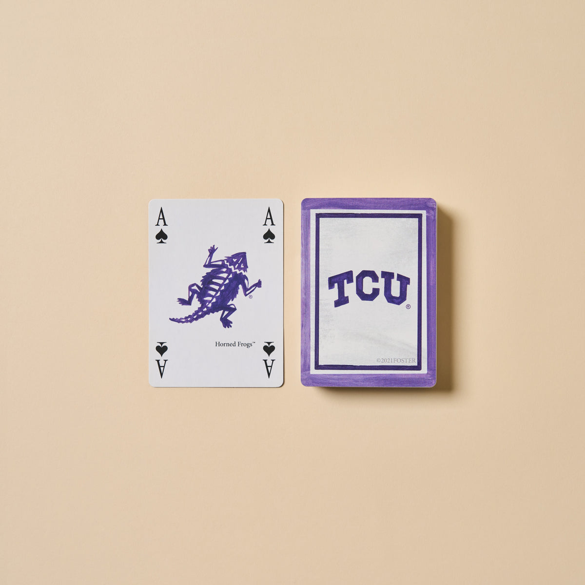 Tcu Bluecard TCU Playing Cards – FOSTER