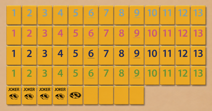 Mizzou® Collegiate Rummy Tile Game