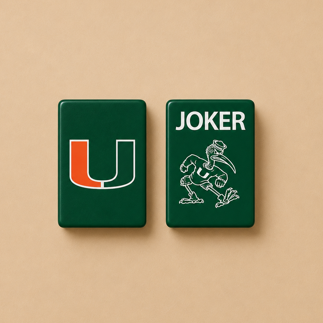 University of Miami Collegiate Rummy Tile Game