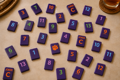 Clemson® Collegiate Rummy Tile Game