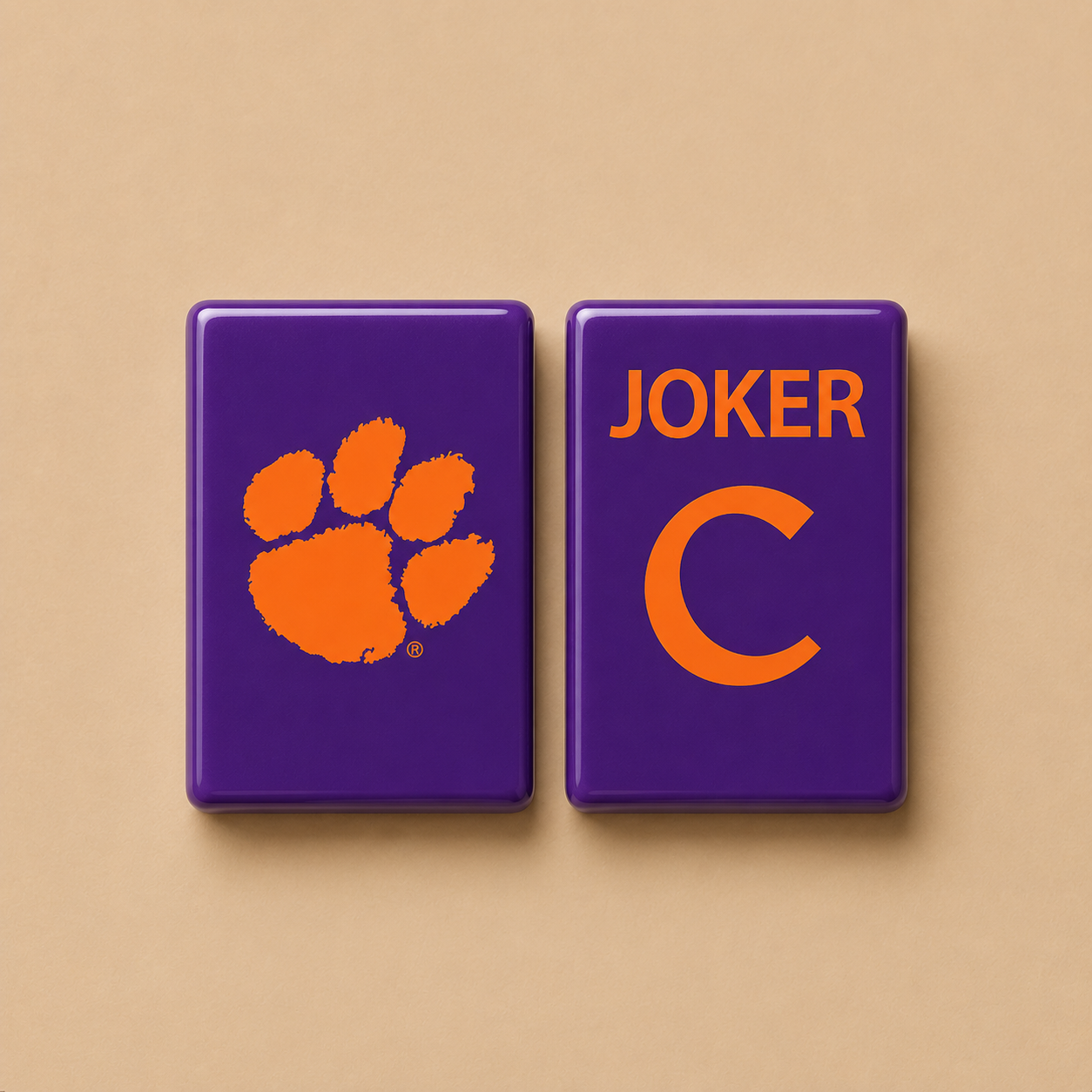 Clemson® Collegiate Rummy Tile Game