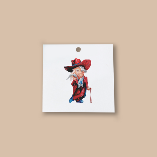 Ole Miss Colonel Reb Gift Tag