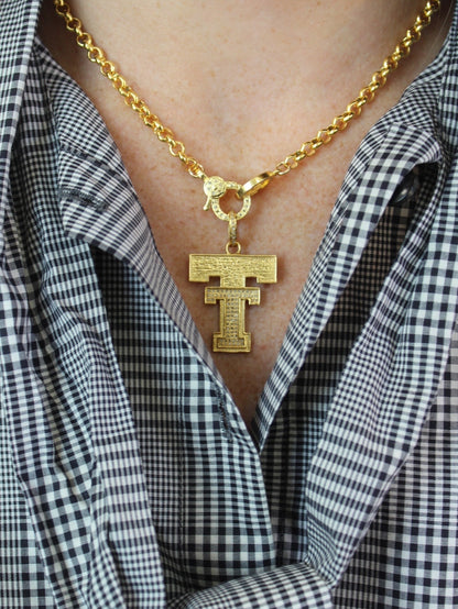 Texas Tech Diamond Pendant