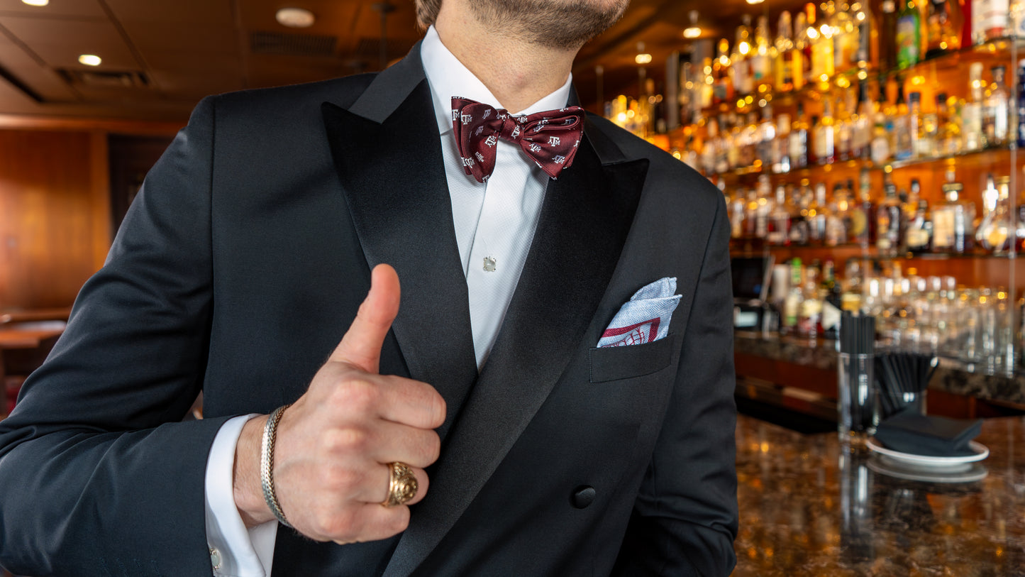 Texas A&M Men's Silk Pocket Square