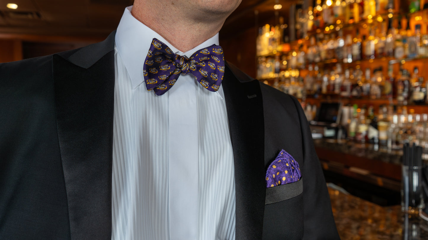 LSU Tigers Men's Silk Bow Tie