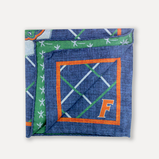 Florida Men's Silk Pocket Square