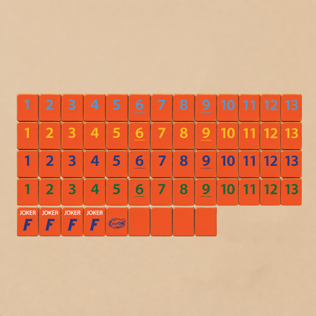 University of Florida® Collegiate Rummy Tile Game