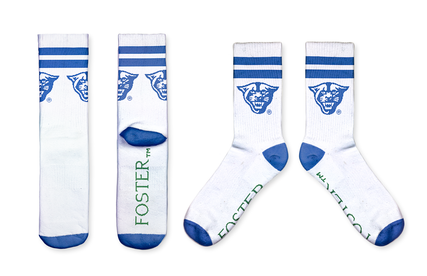 Georgia State Retro Crew Socks