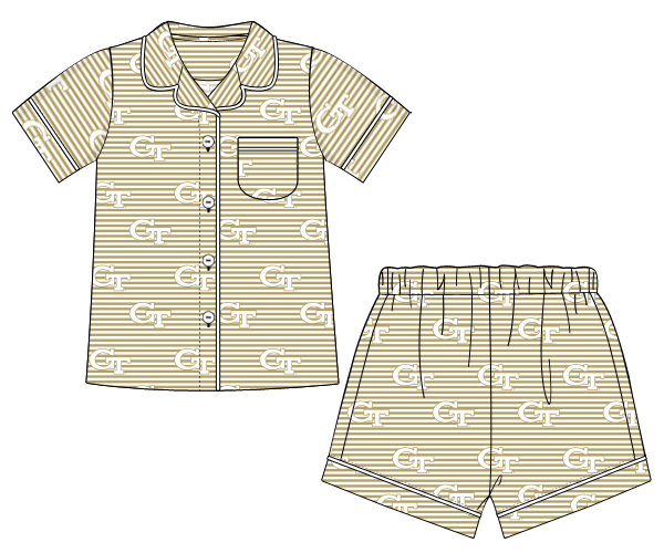 Georgia Tech Shorty Pajama