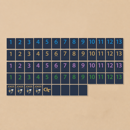 Georgia Tech® Collegiate Rummy Tile Game