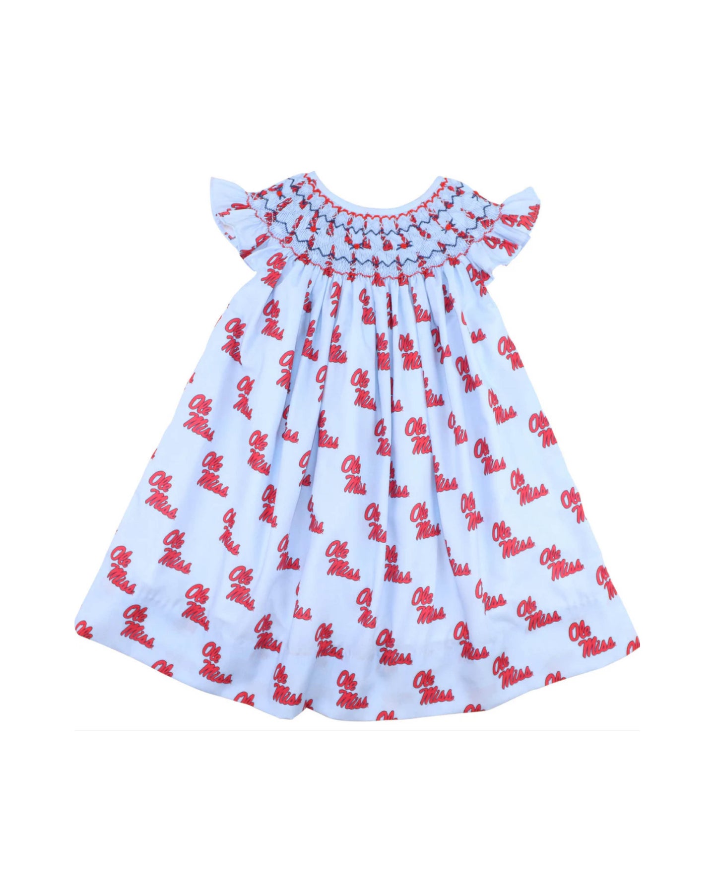 Officially Licensed Smocked Ole Miss Dress