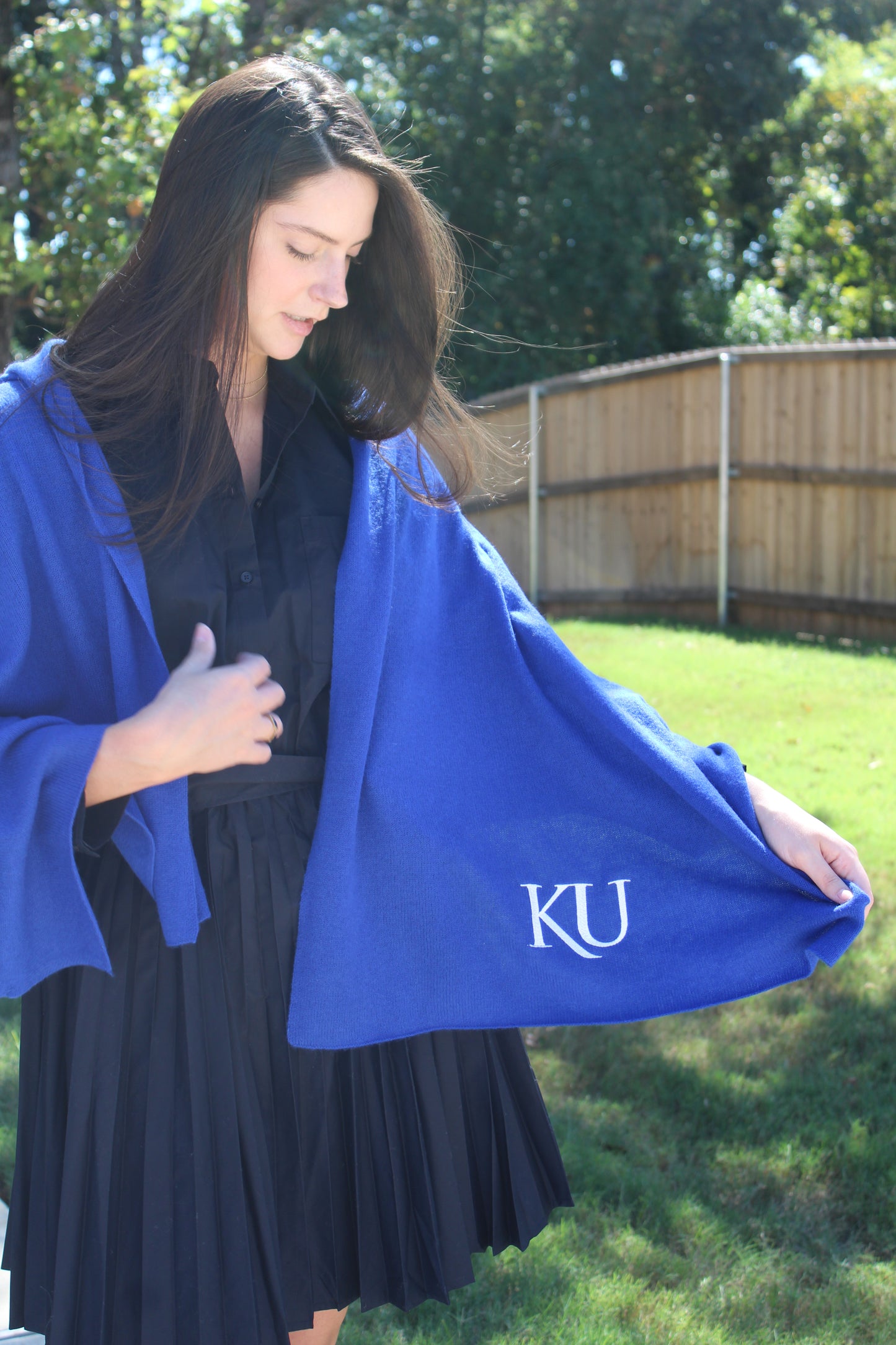 Kansas Jayhawks Collegiate Cashmere Scarf by FOSTER