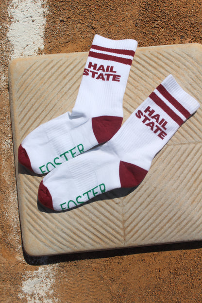Mississippi State Retro Crew Socks