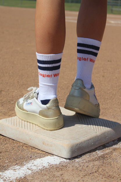 Auburn Collegiate Retro Crew Socks