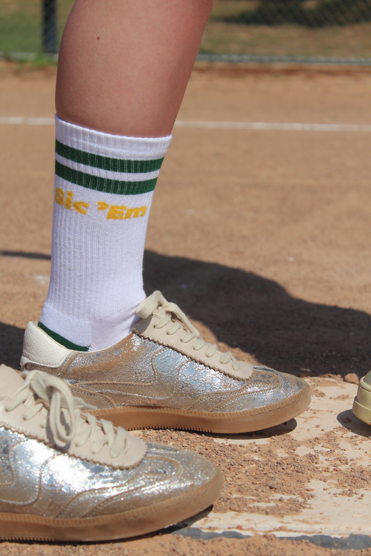 Baylor Sic 'Em Collegiate Retro Crew Socks