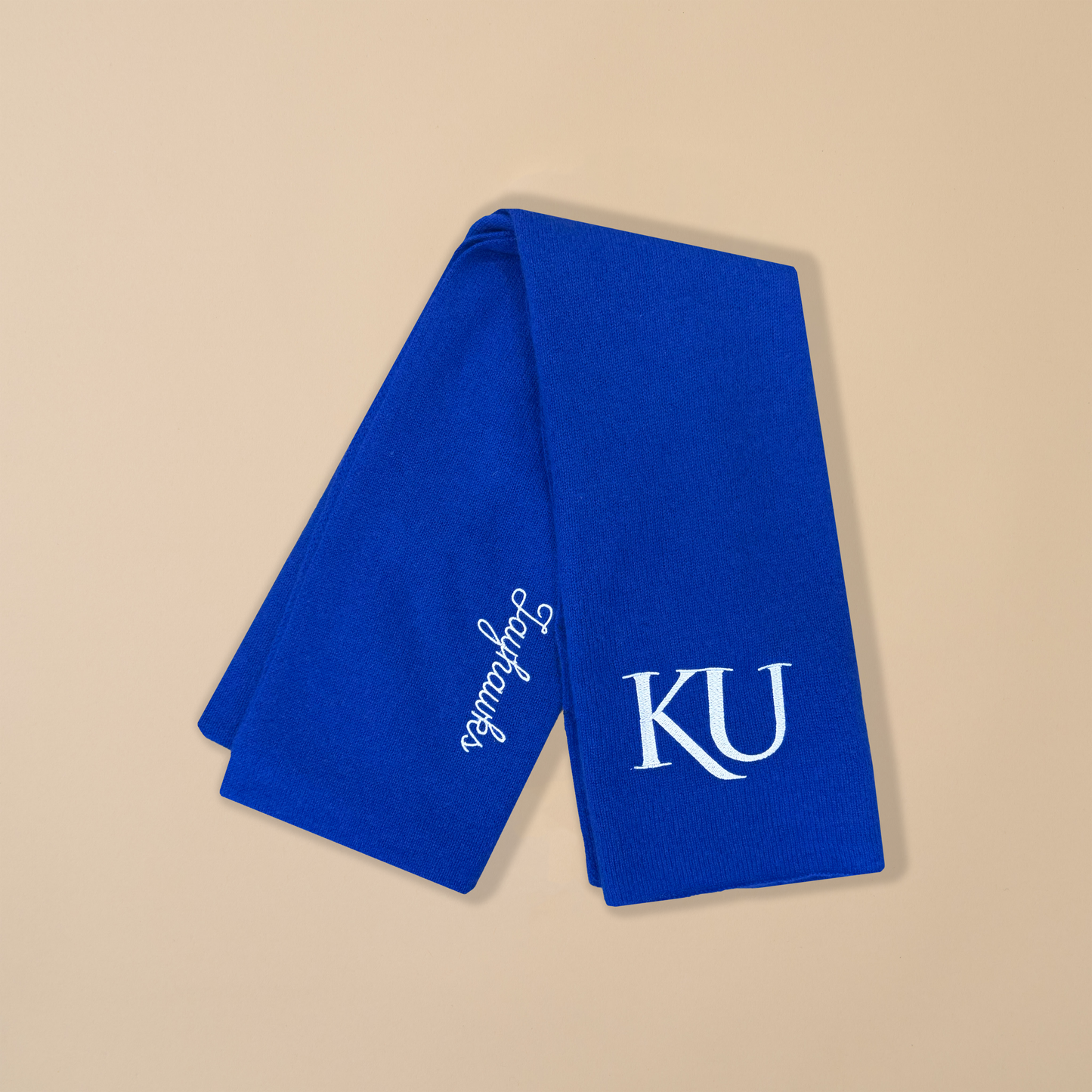 University of Kansas Cashmere Poncho