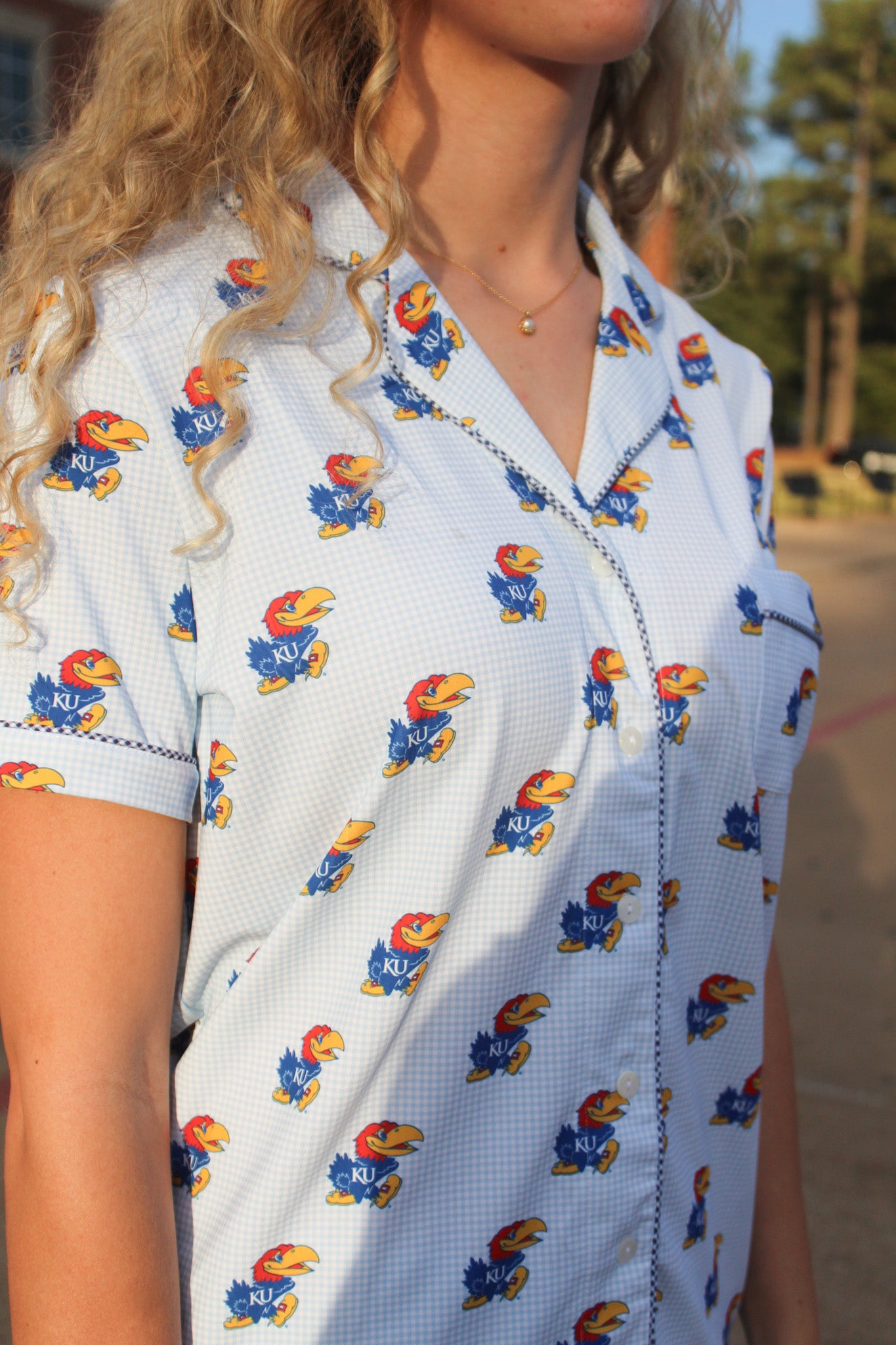 Kansas (KU) Shorty Pajama