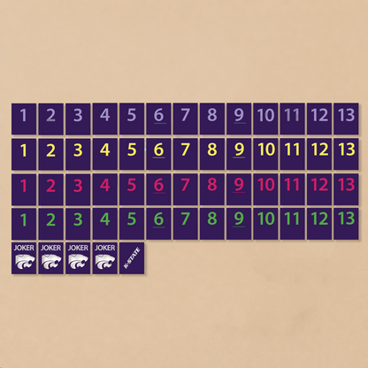 Kansas State® Collegiate Rummy Tile Game