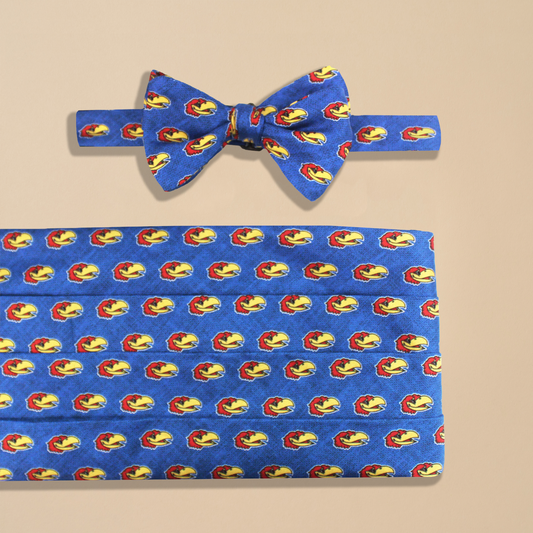 University of Kansas Cummerbund Set