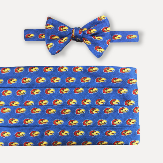 University of Kansas Cummerbund Set