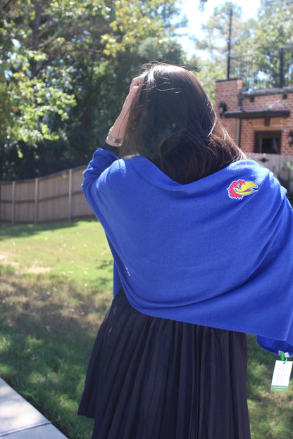 Kansas Jayhawks Collegiate Cashmere Scarf by FOSTER