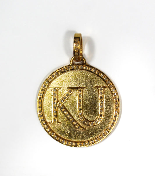 University of Kansas Diamond Pendant