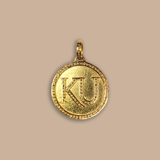 University of Kansas Diamond Pendant