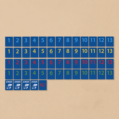 University of Kansas® Collegiate Rummy Tile Game