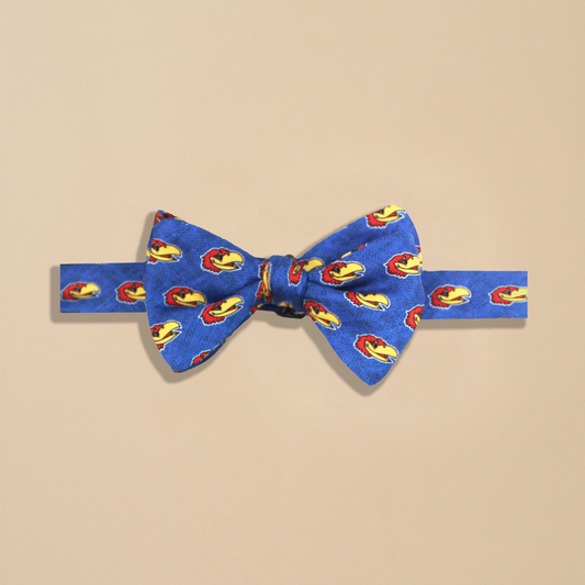 Kansas Jayhawks Silk Bow Tie