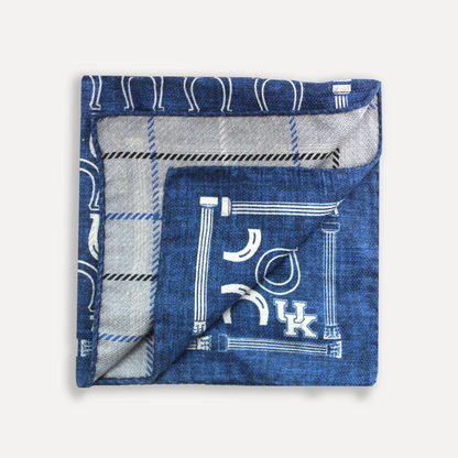 University of Kentucky Men's Silk Pocket Square