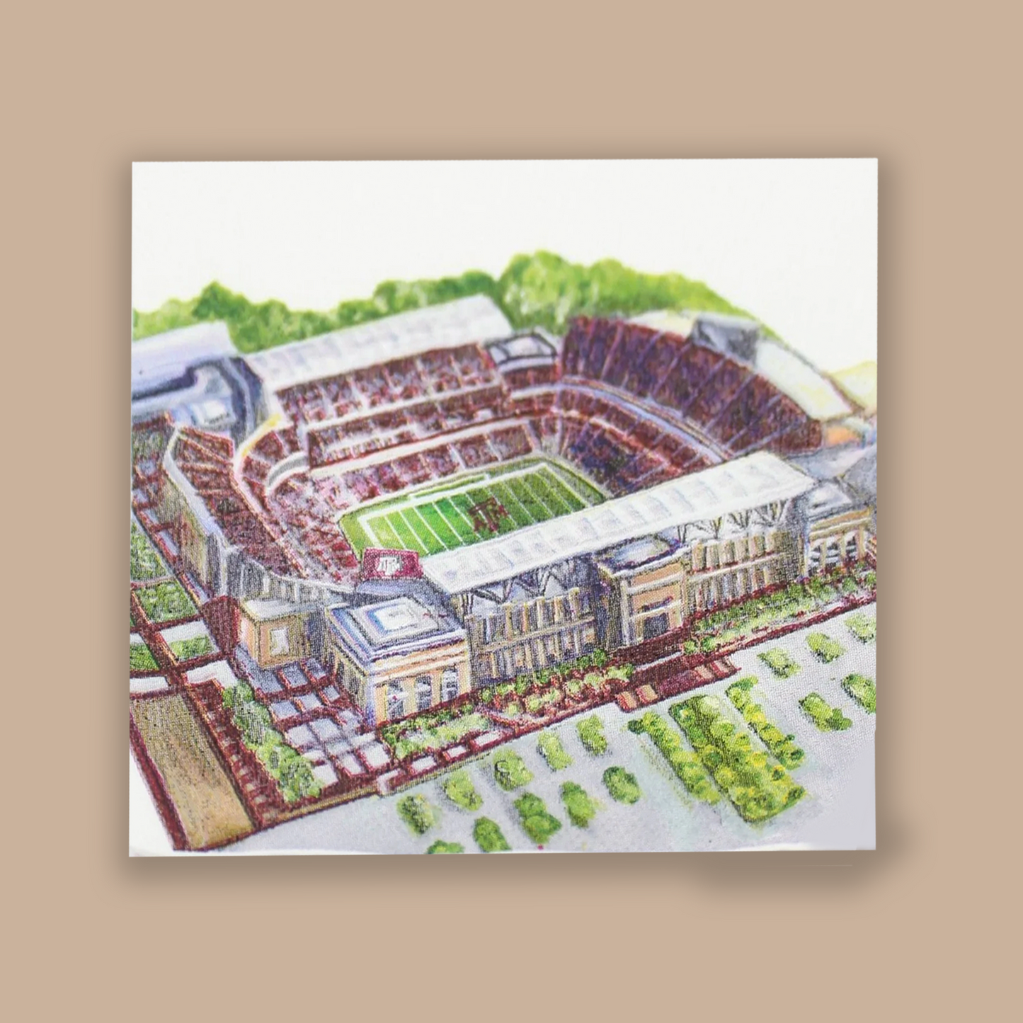 Texas A&M Kyle Field Napkin Set, Set of 20
