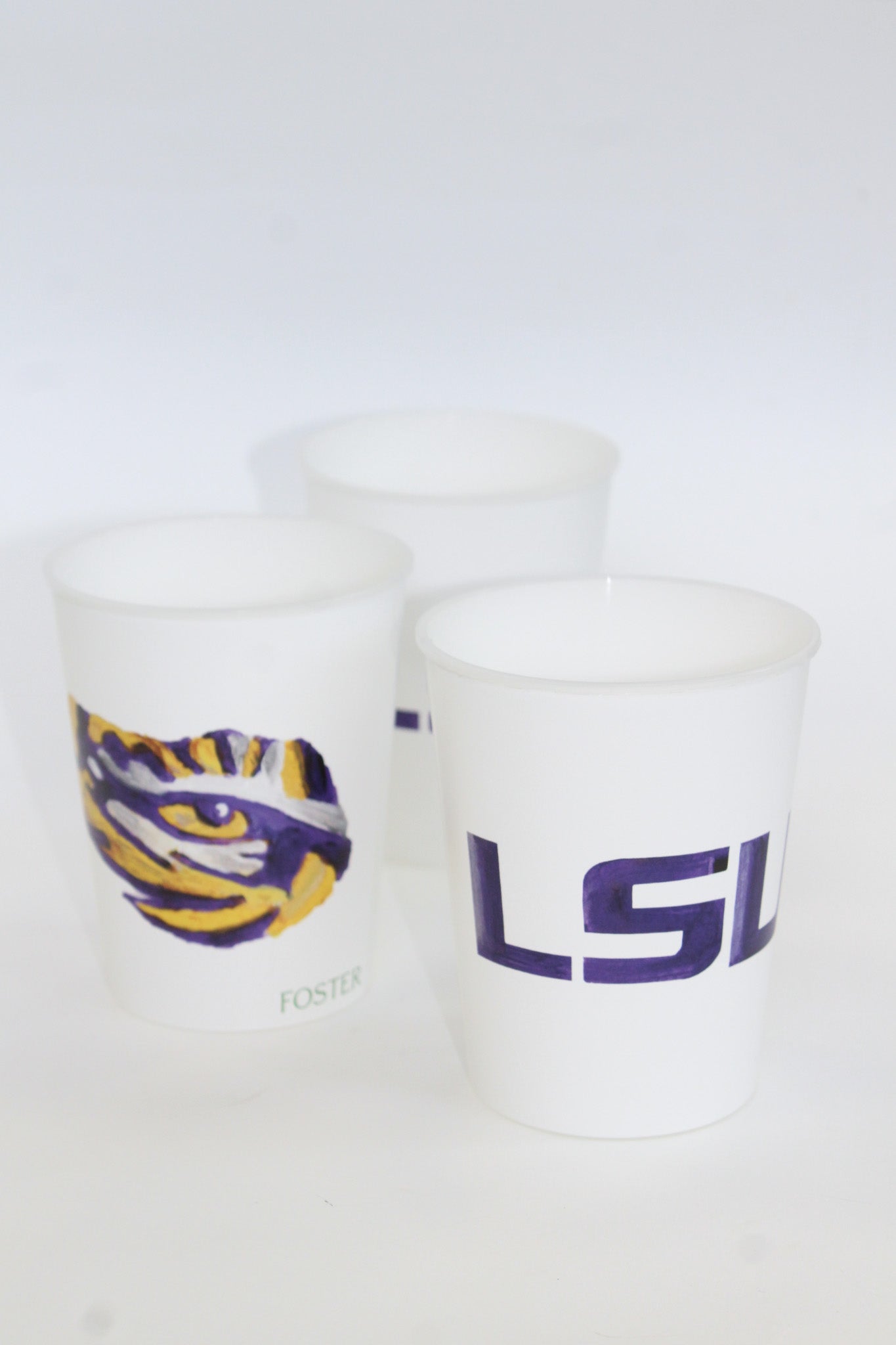 LSU Tigers Reusable Cup Set