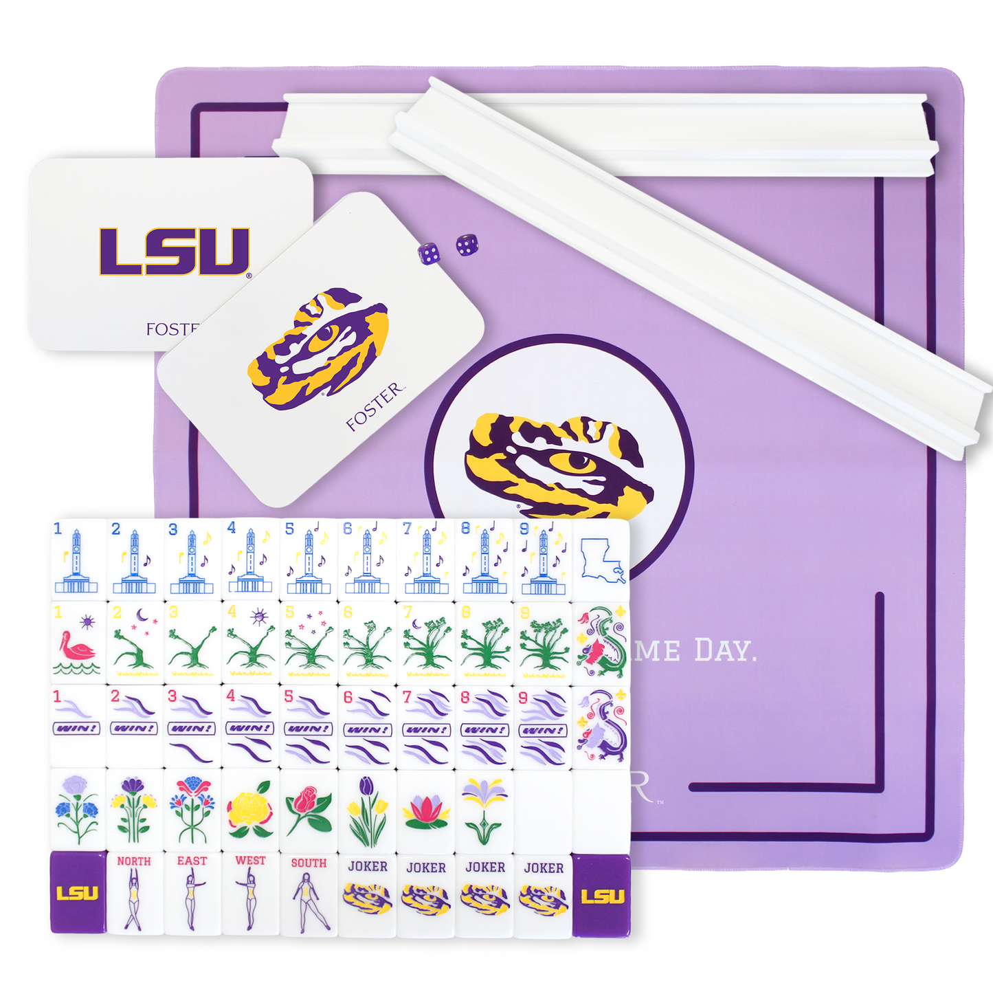 Geaux Tigers Mahjong Bundle