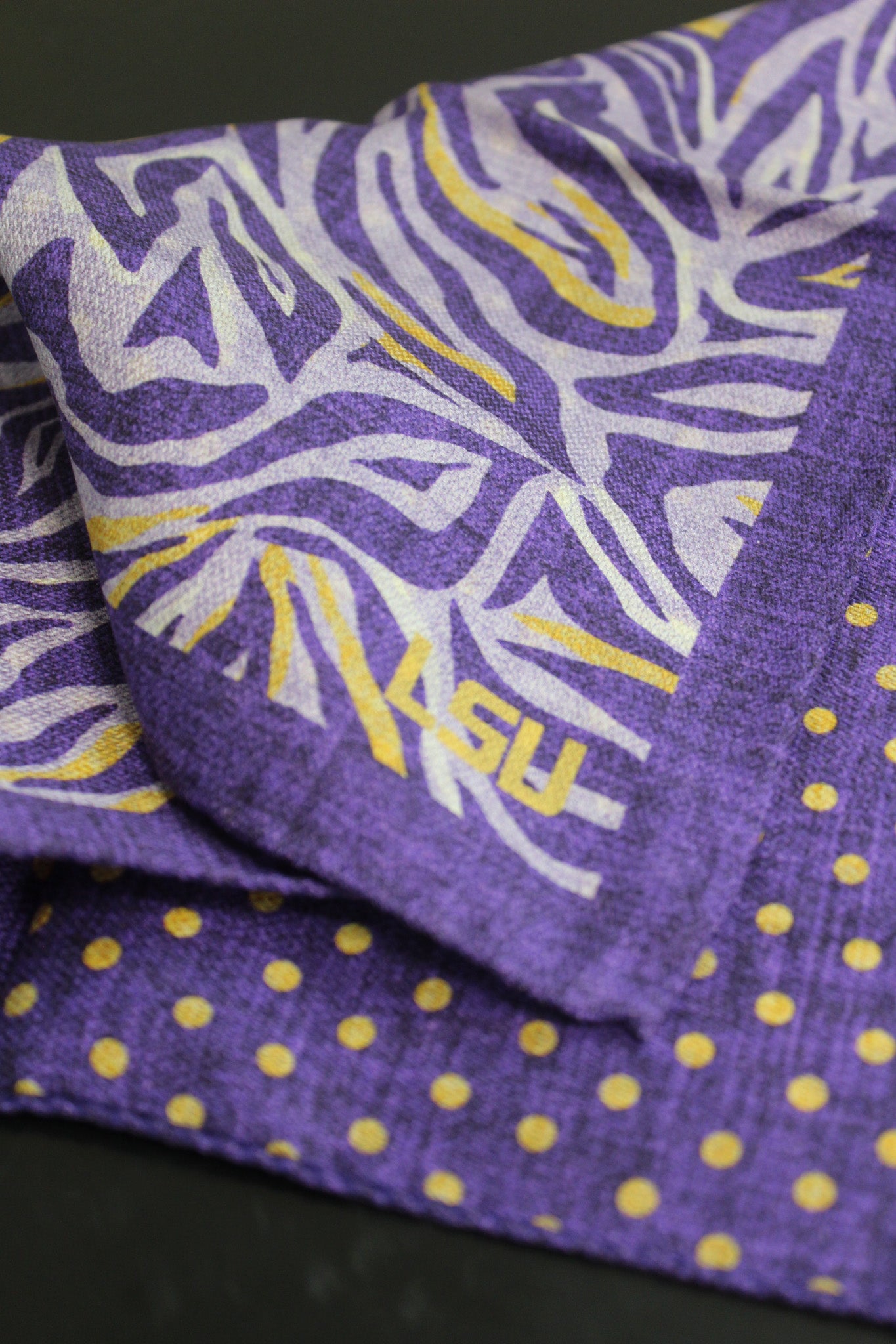LSU Tigers Men's Silk Pocket Square