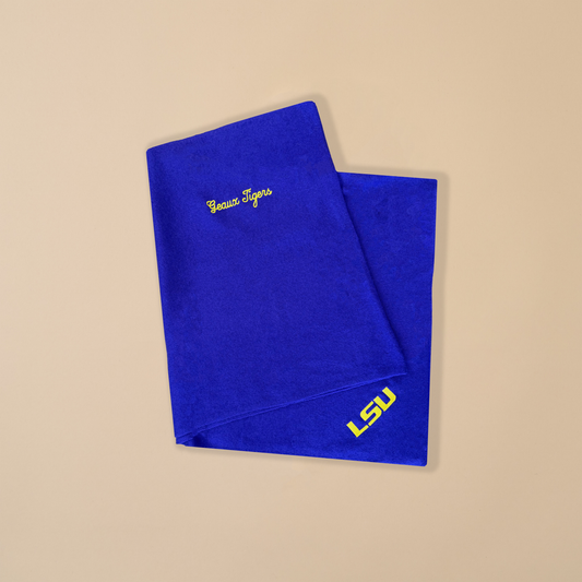 LSU Cashmere Poncho