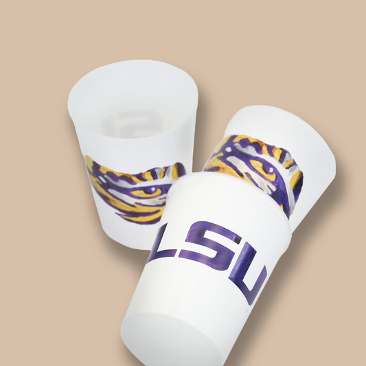 LSU Tigers Reusable Cup Set
