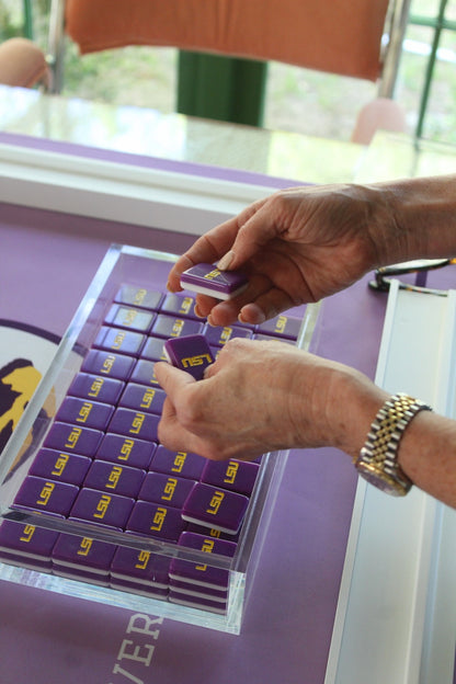 LSU mahjong tiles 