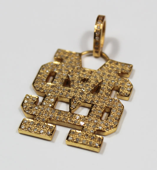 MS State Diamond Pendant