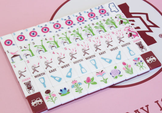 The Hail State Line Mahjong Tiles