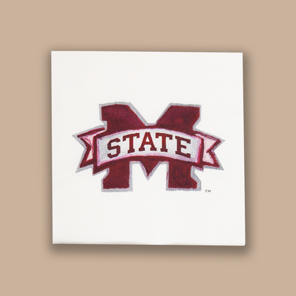 MS State Logo Napkin Set