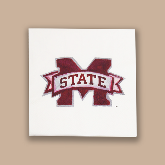 MS State Logo Napkin Set