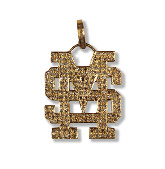 MS State Diamond Pendant