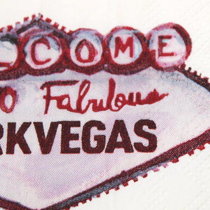 Ms State starkvegas sign paper napkin set by FOSTER