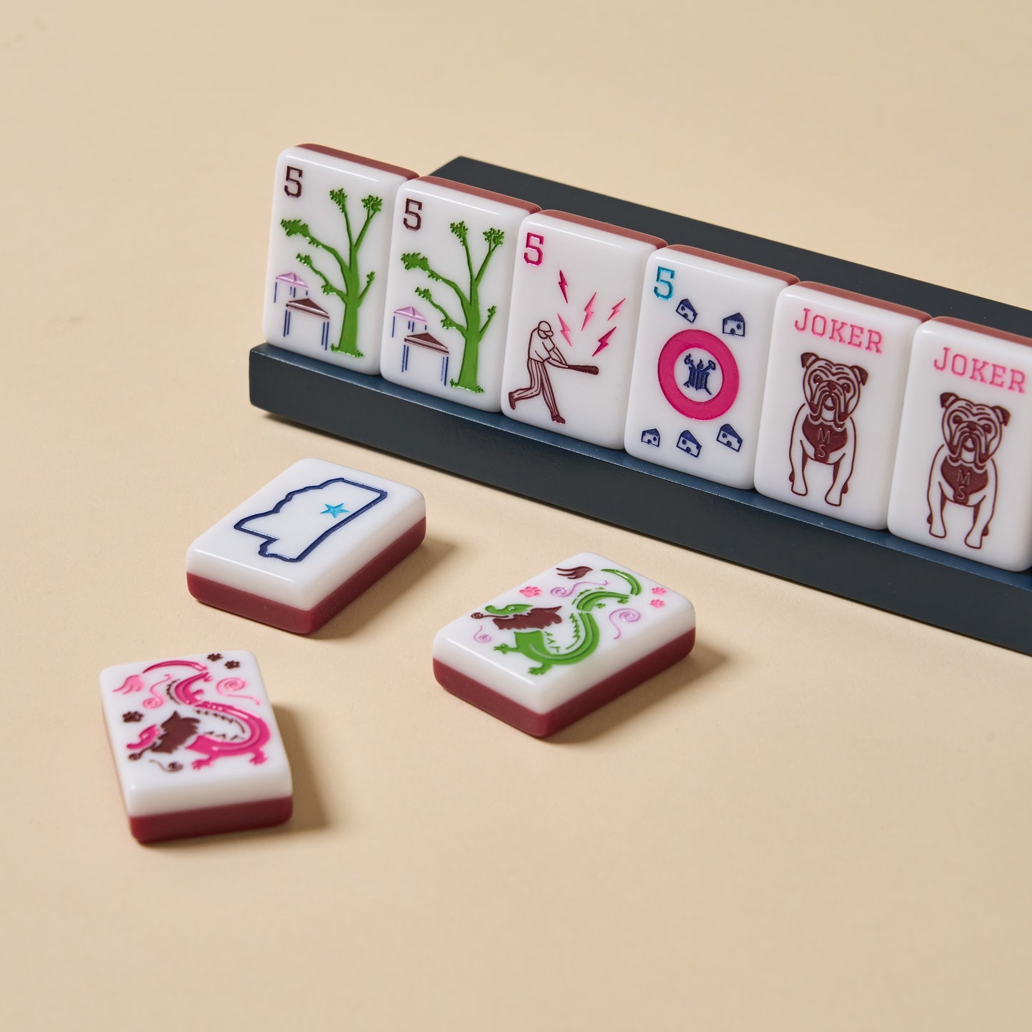 Mississippi State Mahjong Tiles