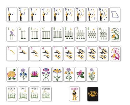 Mizzou Mahjong Tiles