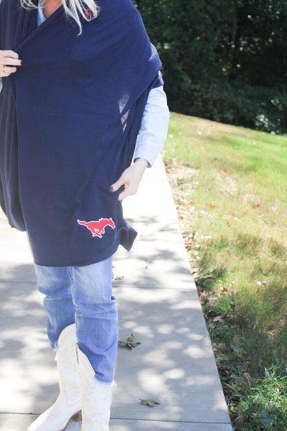 SMU Cashmere Travel Wrap