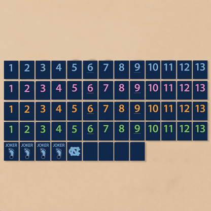 University of North Carolina® Collegiate Rummy Tile Game