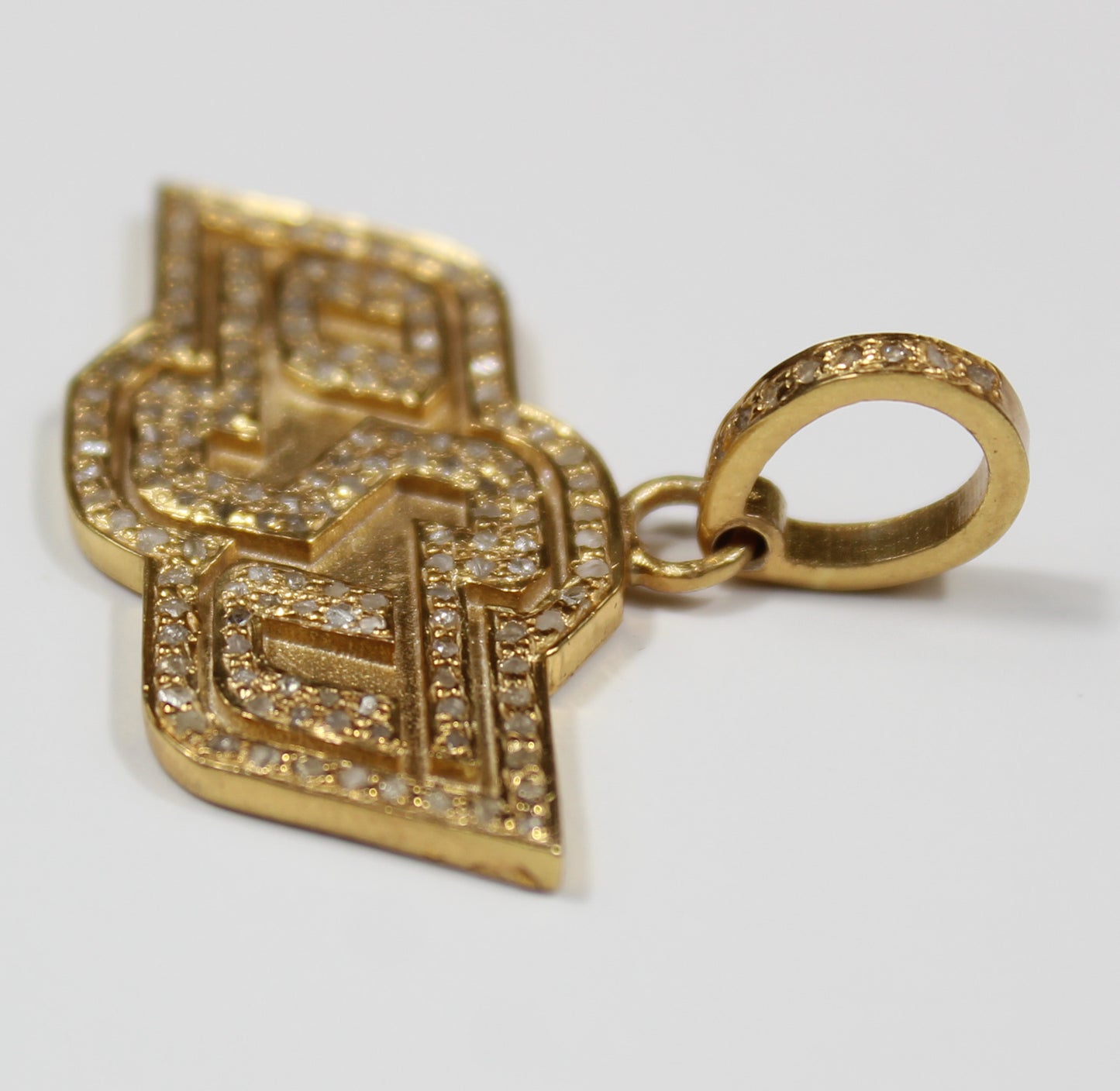 Oklahoma State University (OSU) Diamond Pendant