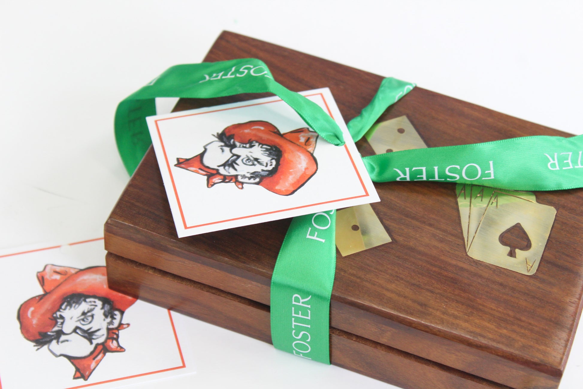 Oklahoma State OSU Pistol Pete gift tag set by FOSTER