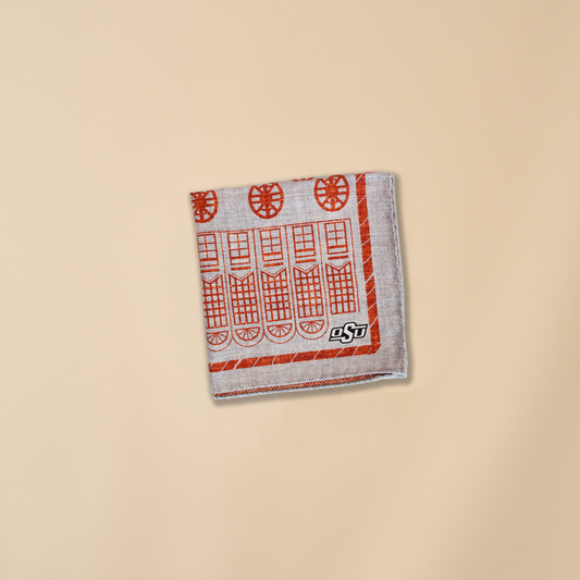 OSU Silk Pocket Square
